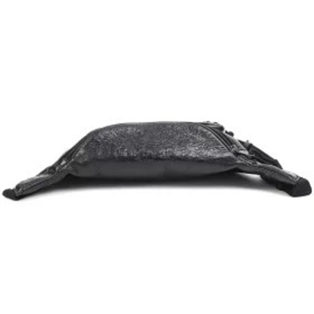 Balenciaga Explorer Belt Pack Gray Calf Leather Body Bag Waist Clutch Bum P - Picture 6 of 13
